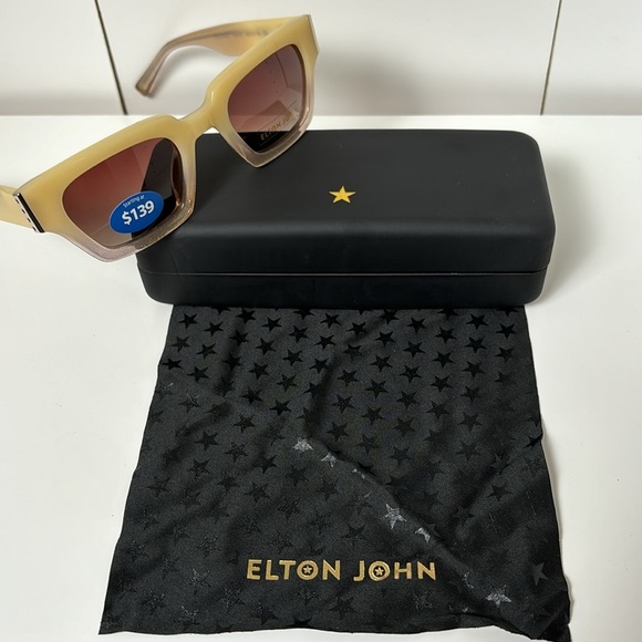 ☀️NWT Elton John Sunglasses Filmstar - Picture 7 of 7